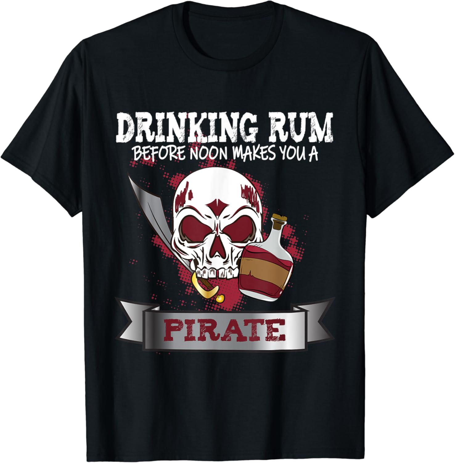 Drinking Rum Pirat Liqueur Alcohol Shanty Rum Drink TShirt Amazon.co